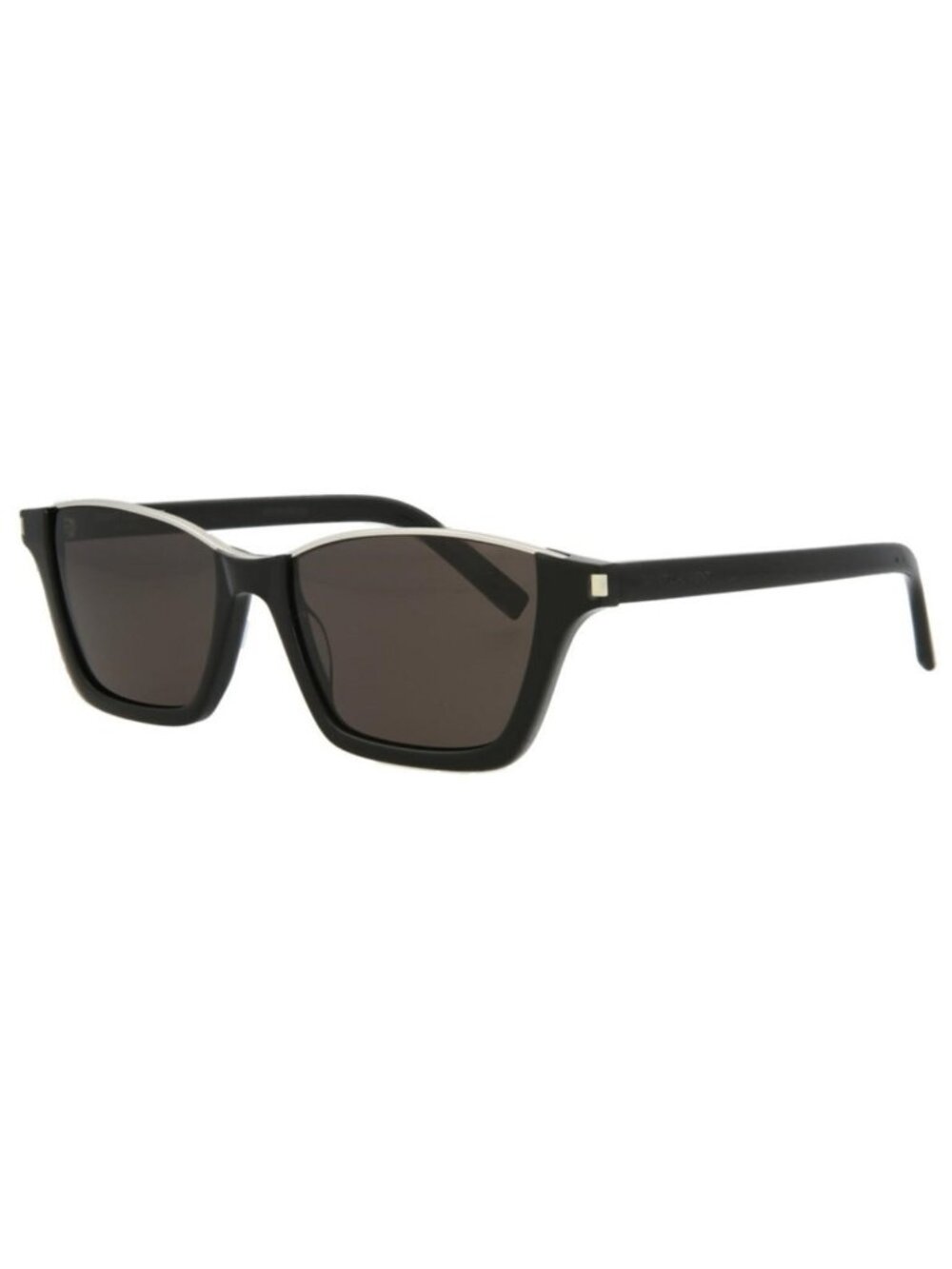New Saint Laurent Unisex Square/Rectangle Black Black Black Fashion Designer Sun